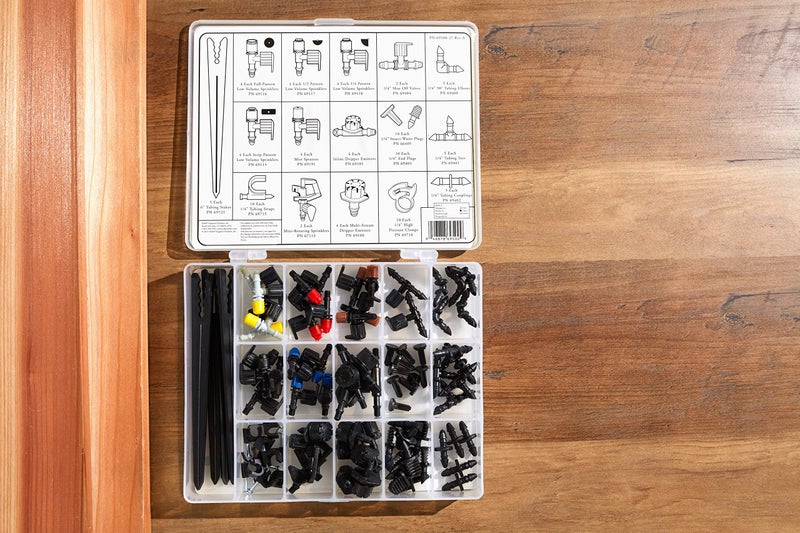 Orbit 69500 92-Piece Drip Irrigation Assortment Kit, Black - Image 2